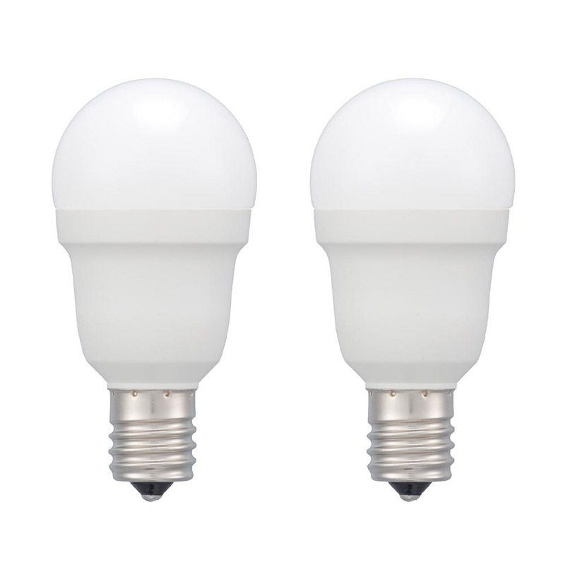 LED電球小形 E17 60形相当 電球色 2個入｜LDA6L-G-E17 IS53 2P