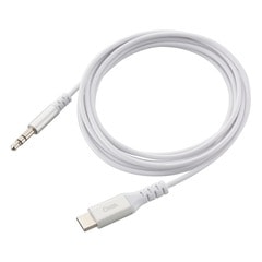 AudioComm �Ѵ������֥� Type-C/��3.5mm 1.8m��SMT-L18SP-W 01-7315