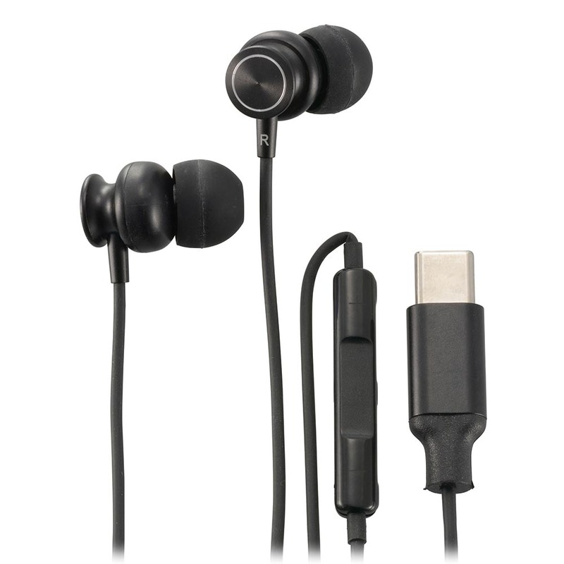 AudioComm Type-Cステレオイヤホン 1.2m｜SMT-HA05-K 01-7320｜通販