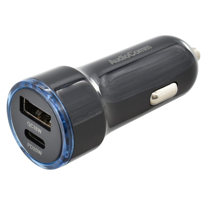 AudioComm PDカーチャージャー USB-A/USB-C｜MAV-DP230N 03-6199｜通販