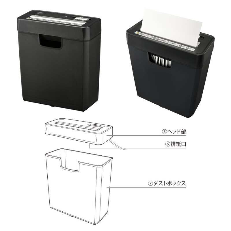 OffiStyle ストレートカットシュレッダー｜SHR-S207 00-6176｜通販なら