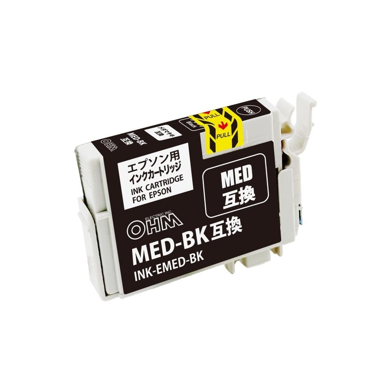 エプソン互換インクメダマヤキ 顔料ブラック｜INK-EMED-BK 01