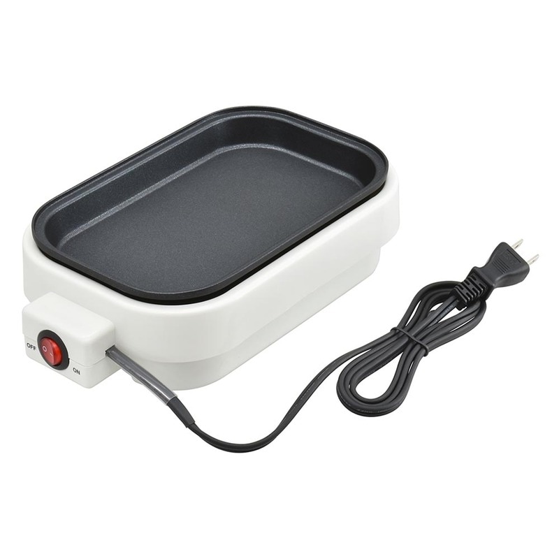 新品未使用！！　オーム電機　ホットプレート Amazon | オーム電機 ミニホットプレート COK-YH75B-W 08-1202