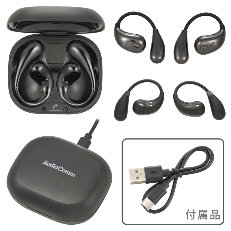 AudioComm 完全ワイヤレスイヤホン OWS イヤーフック
