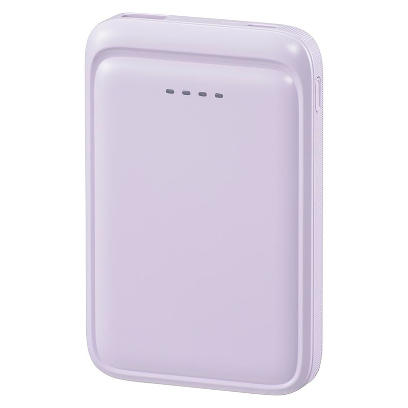 SmartComm モバイルバッテリー 5000mAh ラベンダーミスト｜SMP-MB50-PU