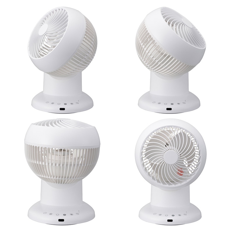 360°サーキュレーター リモコン付き 20畳まで ホワイト｜KIS-SQ2026A-W