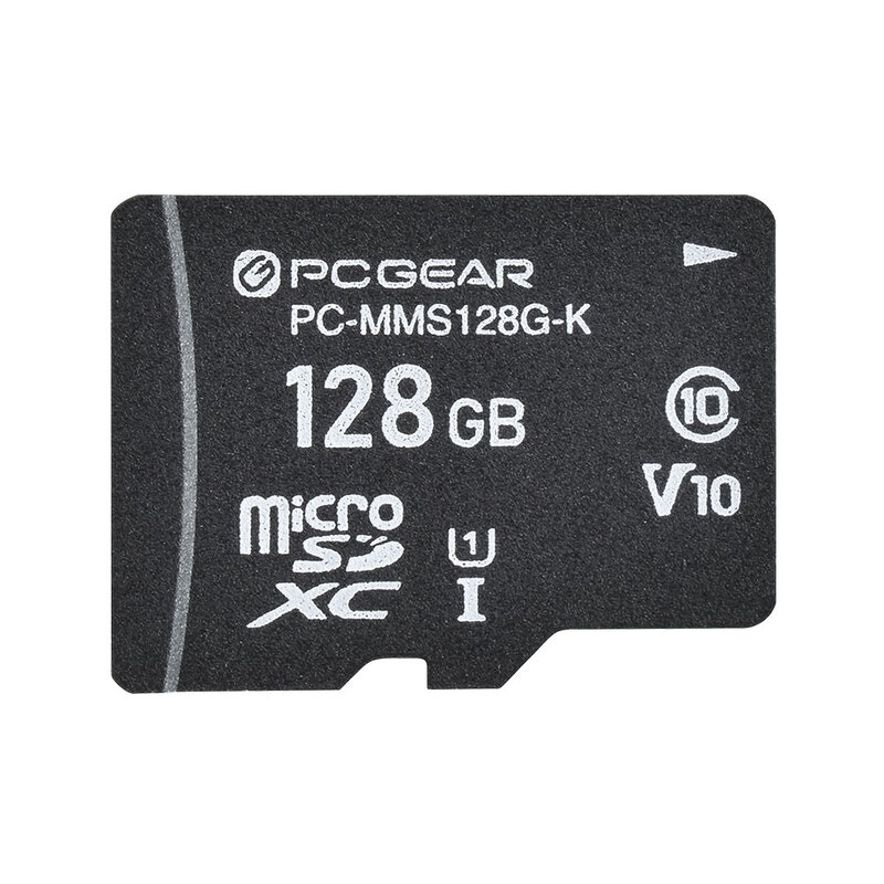 PCGEAR マイクロSDXCメモリーカード 128GB｜PC-MMS128G-K 01-3938