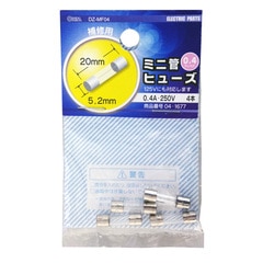 �ߥ˴ɥҥ塼�� 0.4A-250V 4����_DZ-MF04 04-1677