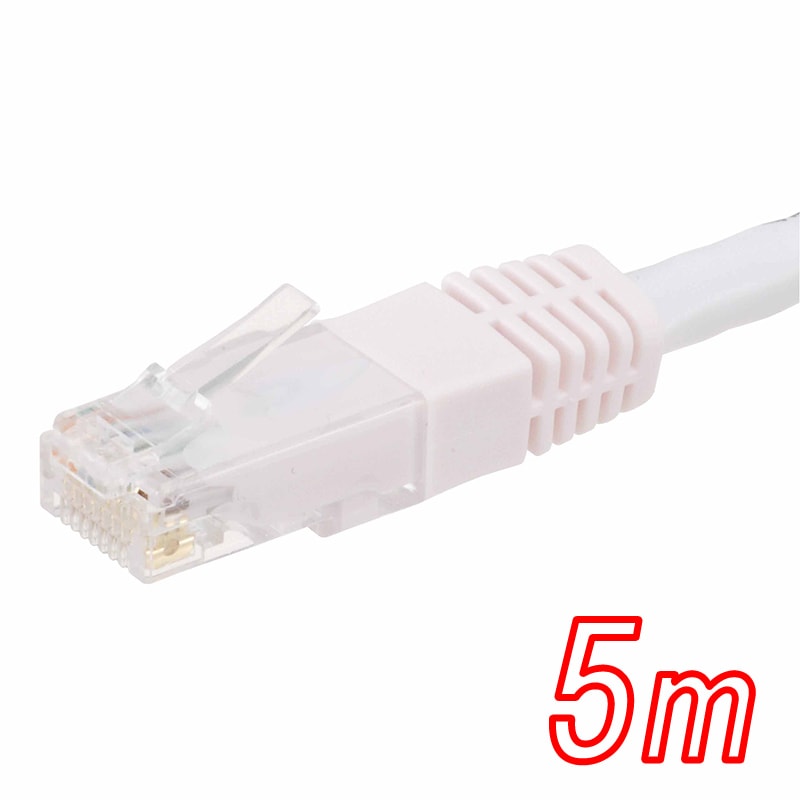 LANケーブル カテゴリー5e 5m｜PC-N2154 05-2154｜通販ならオーム電機