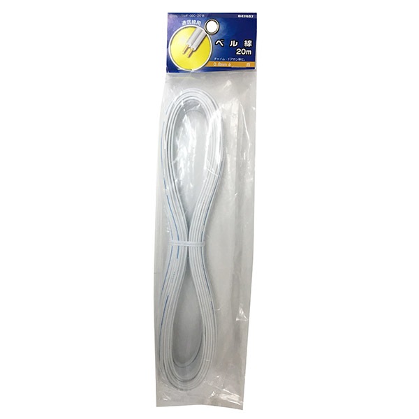 ベル線 20m 白_TIVF-080-20W 04-7487｜通販ならオーム電機ダイレクト