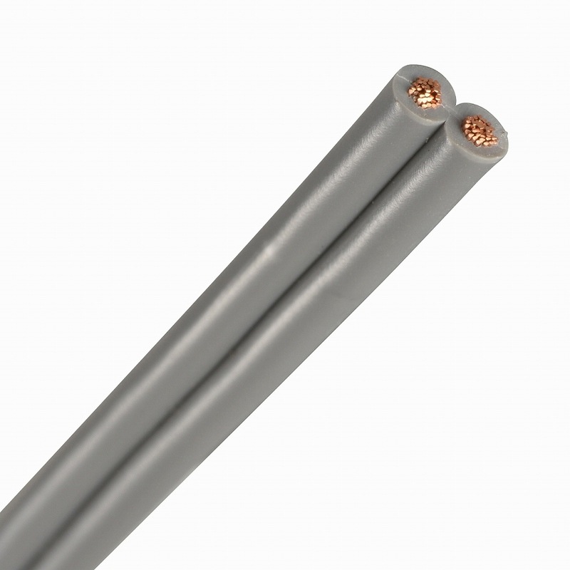 ビニール平行線 VFF 2.0mm2 4m 灰_VFF2.0 4M GY 04-7465｜通販なら