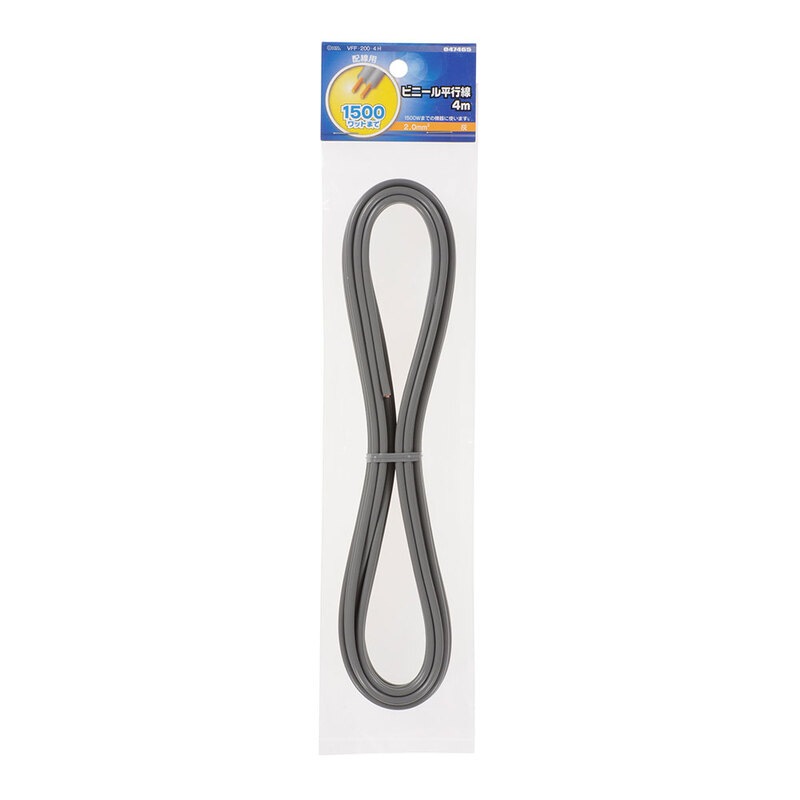 OHM 配線用 ビニール平行線 白 6m 1500W (04-7470) 2mvetro Amazon.co.jp: OHM 配線用 ビニール平行線 白 6m 1500W (04-7470