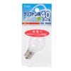 �ߥ˥���ץȥ��ŵ� E17 40W�� �ۥ磻�ȡ�LB-S3740K-W 04-7955