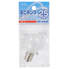 ��Ǯ�ŵ� �ߥ˥��� E17 25W �ե����ȡ�LB-S3725-F 04-6414