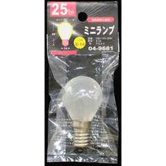 ��Ǯ�� �ߥ˥��� E14 25W �ե����ȡ�LB-S3425-F 04-9681