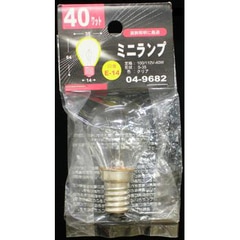 ��Ǯ�� �ߥ˥��� E14 40W ���ꥢ��LB-S3440-C 04-9682