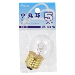 ��Ǯ�� �ߥ˥ܡ���� G40 E26 ���ꥢ 5W ��LB-G4605-C 04-6476
