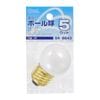 ��Ǯ�� �ߥ˥ܡ���� G40 E26 �ۥ磻�� 5W ��LB-G4605-W 04-9843