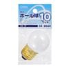 ��Ǯ�� �ߥ˥ܡ���� G40 E26 �ۥ磻�� 10W ��LB-G4610-W 04-9844