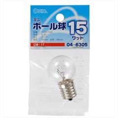 ��Ǯ�� �ߥ˥ܡ���� G30 E17 15W ���ꥢ��LB-G3715-C 04-6305