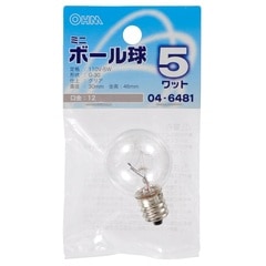��Ǯ�� �ߥ˥ܡ���� G30 E12 5W ���ꥢ��LB-G3205-C 04-6481