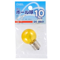 ��Ǯ�� �ߥ˥ܡ���� E17 10W G30 ����������LB-G3710-CY 04-9801
