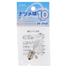 �ʥĥ�� E12 10W ���ꥢ��LB-T0210-C 04-6401
