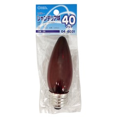 �����ǥ��ꥢ�� ���顼 E26 40W ��åɡ�LB-C7640-CR 04-6031