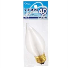 �����ѡ������ɥ��ŵ� C48 E26 40W���ꥢ��LB-C4640-C 04-9478