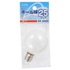 ��Ǯ�� �ߥ˥ܡ���� G50 E17 25W �ۥ磻�ȡ�LB-G5725-W 04-6403