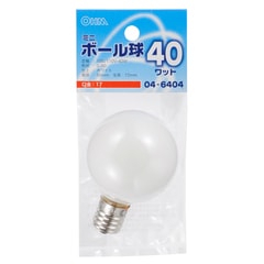��Ǯ�� �ߥ˥ܡ���� G50 E17 40W �ۥ磻�ȡ�LB-G5740-W 04-6404