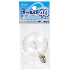 ��Ǯ�� �ߥ˥ܡ���� G50 E12 40W ���ꥢ��LB-G5240-C 04-9080