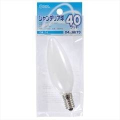 ��Ǯ�� �����ǥꥢ E14 40W �ۥ磻�ȡ�LB-C2440-W 04-9673