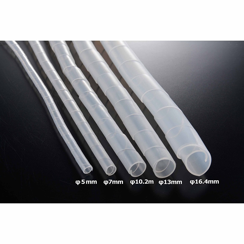スパイラルチューブ 内径16.4mm 長さ10m 白_GST-15 00-2716｜通販なら