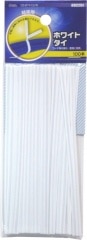 �ӥˡ��륿�� �� �ۥ磻�� 12cm 100����_DZ-BT412/W 09-2251