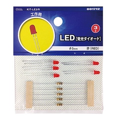 LEDȯ������������ ������ ��3mm �� 5����_KIT-LE3/R 00-1712