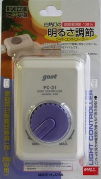 goot ライトコントローラー｜PC-31 04-1039｜通販ならオーム電機