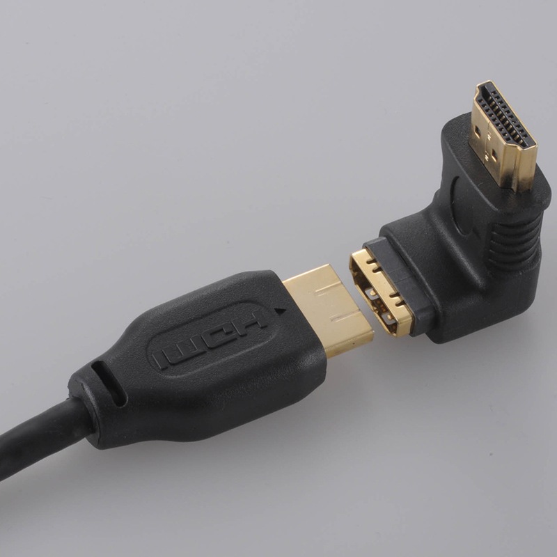 HDMI 変換プラグ 横L型｜VIS-P0304 05-0304｜通販ならオーム電機ダイレクト