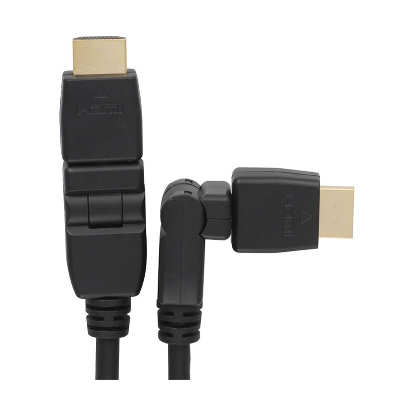 HDMIケーブル Wスイング 1m｜VIS-C10SW-K 05-0291｜通販ならオーム電機