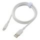 AudioComm �ʤ�餫�����֥� USB-A to Lightning 1m �ۥ磻�ȡ�SMT-L10SAL-W 01-7343