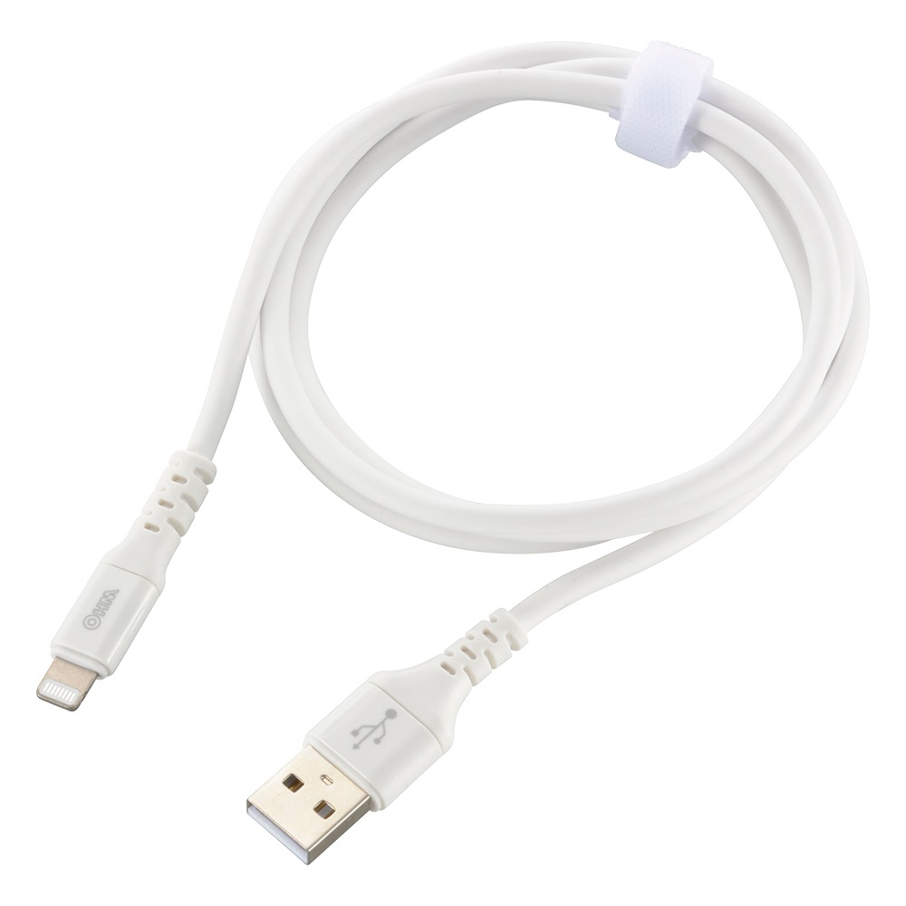 SmartComm ���餫�����֥� USB Type-A to Lightning 1m �ۥ磻�ȡ�SIP-L10DAL-W 01-7348