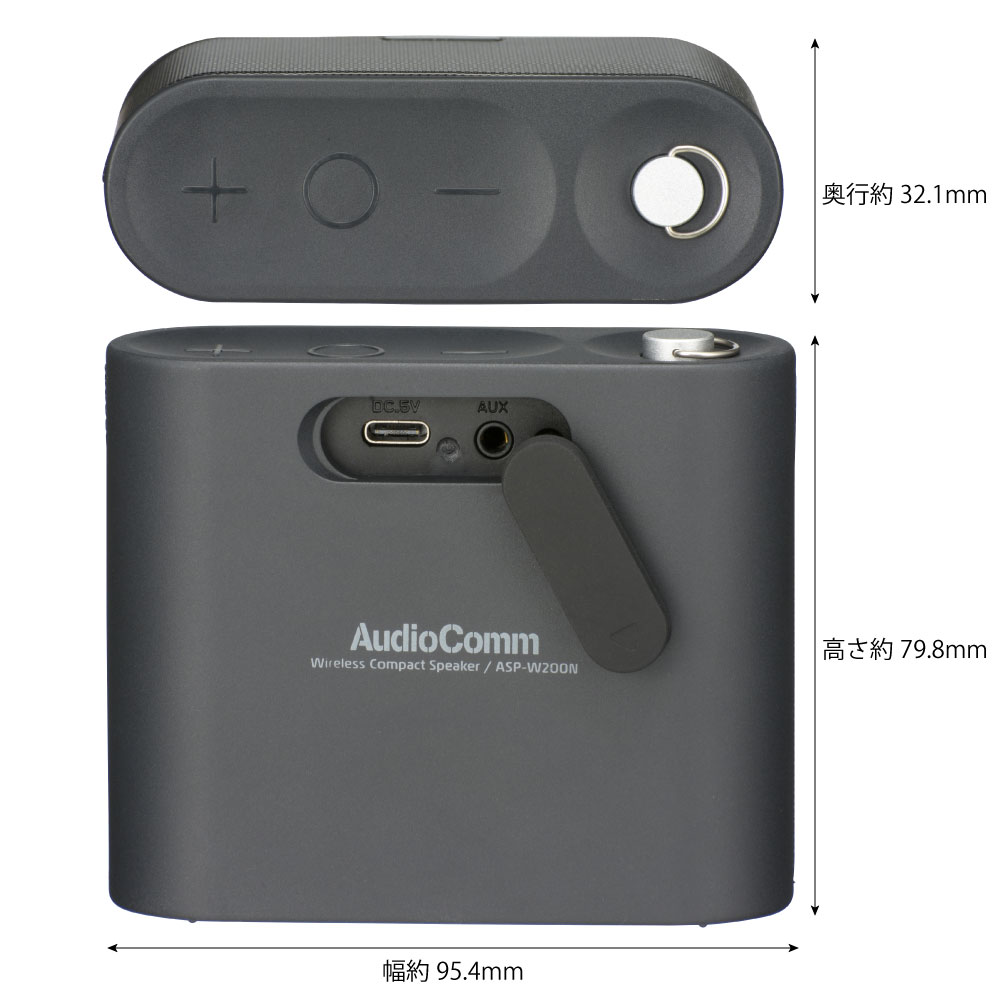 AudioComm �磻��쥹����ѥ��ȥ��ԡ����� W200��ASP-W200N 03-2300