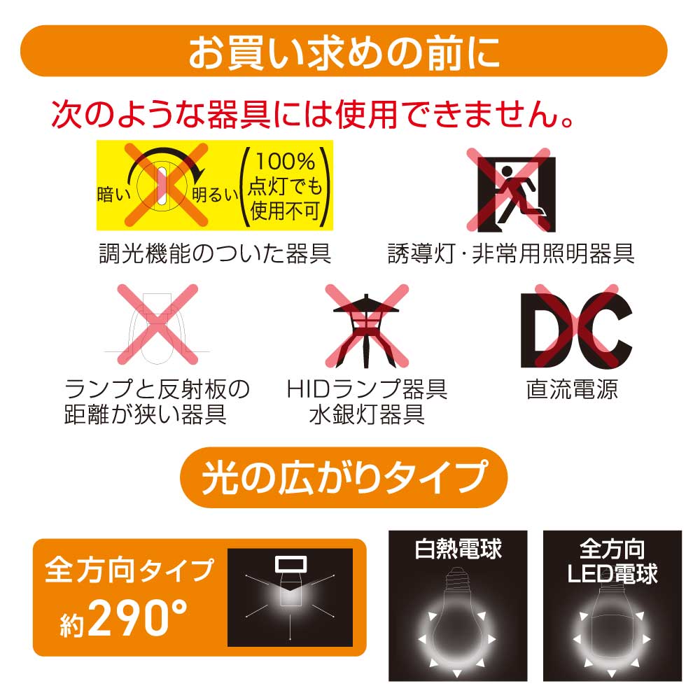LED電球 E26 60形相当 電球色｜LDT6L-G IS5 06-4992｜通販ならオーム