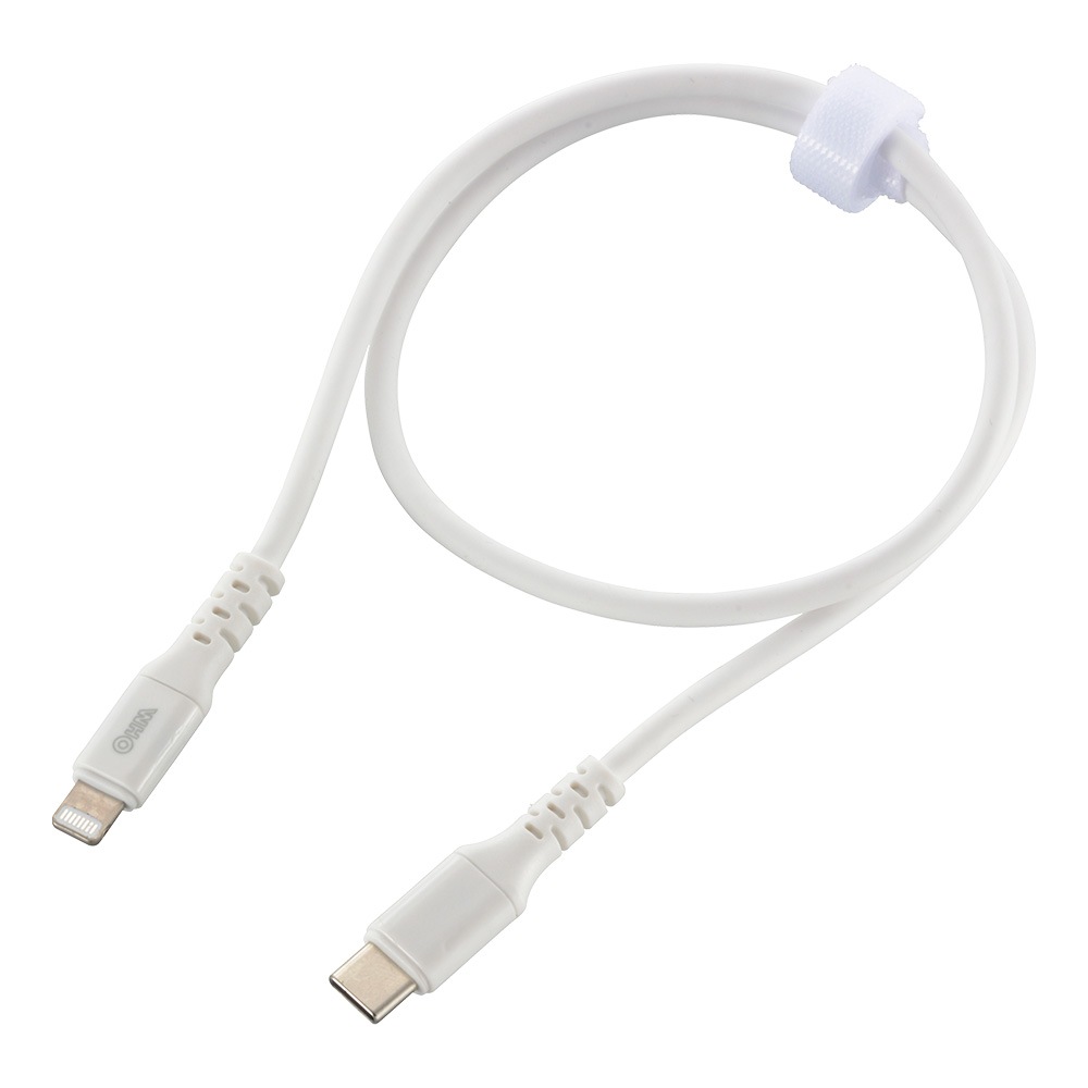 SmartComm ���餫�����֥� USB-C to Lightning 0.5m �ۥ磻�ȡ�SIP-L05DCL-W 01-7350