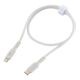 SmartComm ���餫�����֥� USB-C to Lightning 0.5m �ۥ磻�ȡ�SIP-L05DCL-W 01-7350