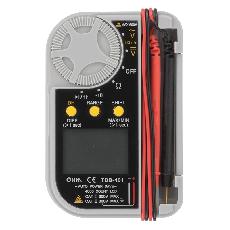デジタルマルチテスター_TDB-401 04-1891｜通販ならオーム電機ダイレクト
