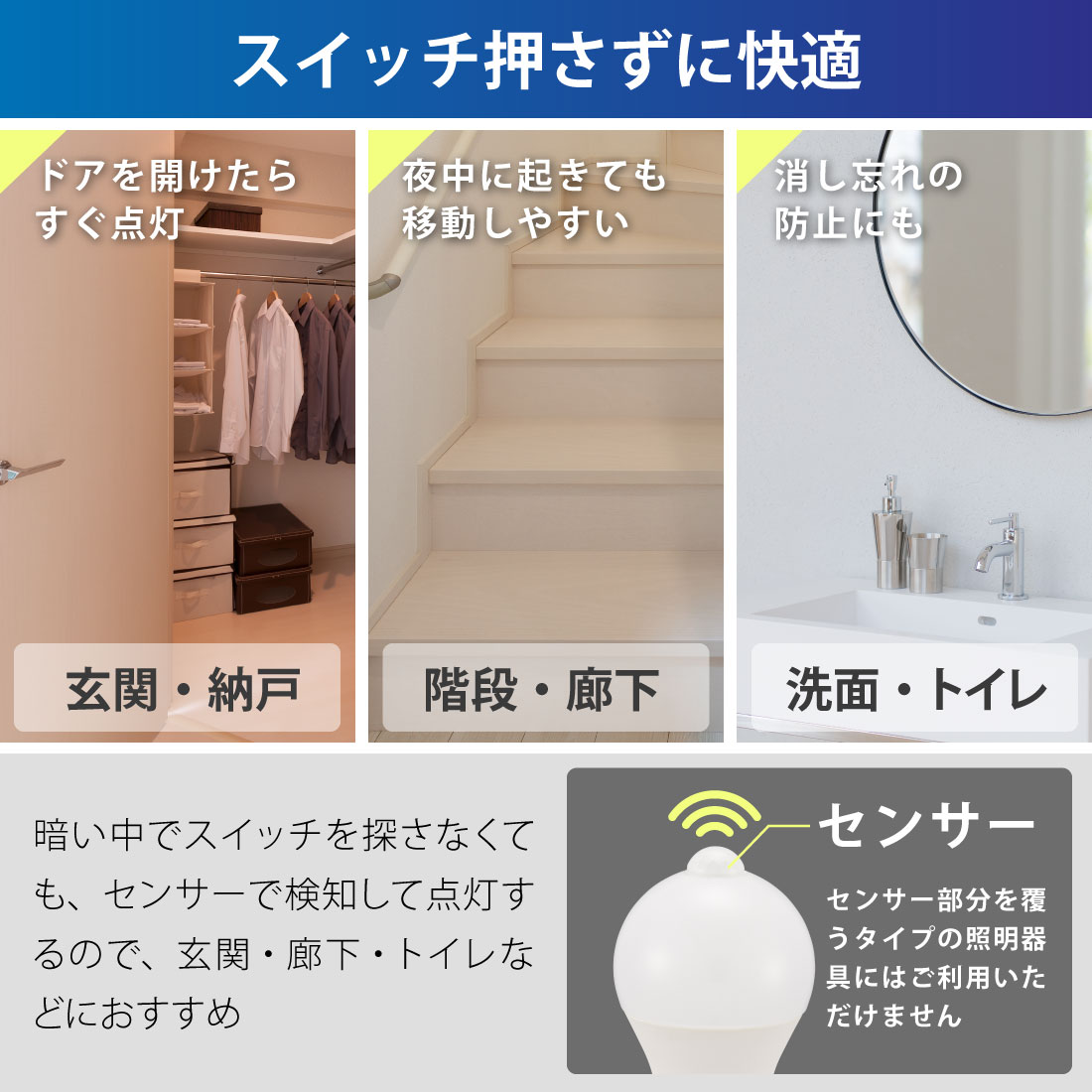 LED�ŵ� E26 60������ �ʹ������ť��󥵡��դ� �������LDA7D-G PIR6 06-5590