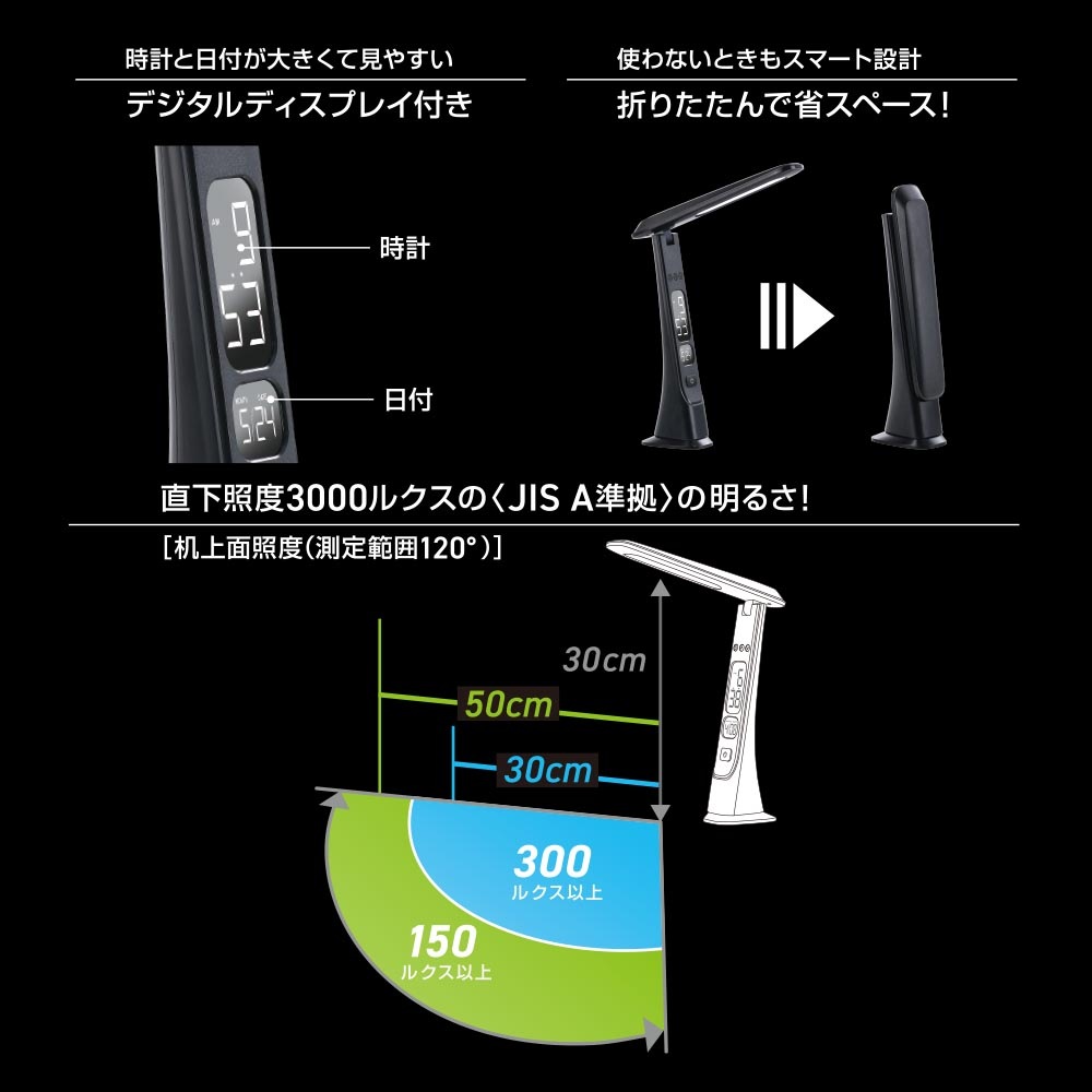 LED�ǥ����饤�� �ǥ�����ɽ����ǽ�� �֥�å���DS-L45FD-K 06-5275