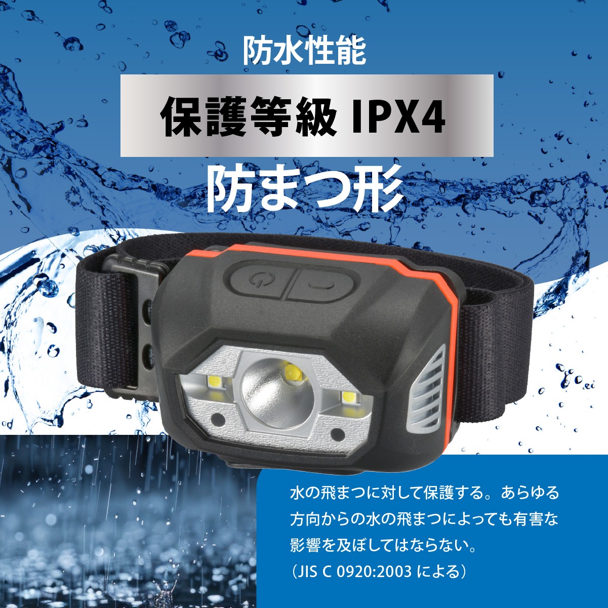 USB���ż�LED�إåɥ饤�� 440�롼����LC-MUS440-K 08-1398