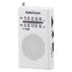 AudioComm �ݥ��åȥ饸�� AM/FM �ۥ磻�ȡ�RAD-P380S-W 03-0982